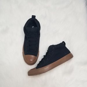 black converse brown sole